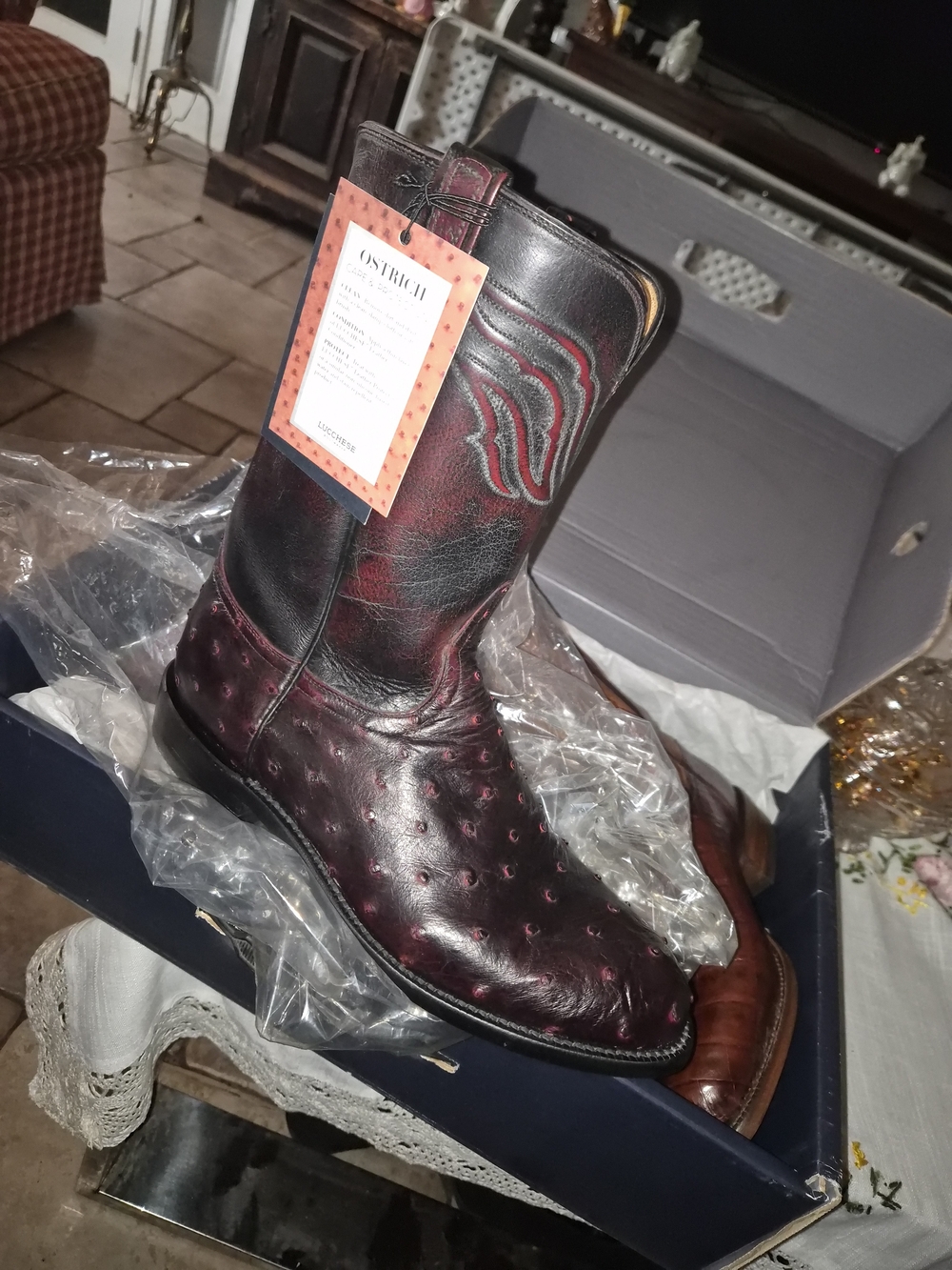 Lucchese Quill Ostritch